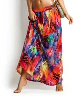 52403 Sonic Bloom Out Long Weekend Skirt -Seafolly