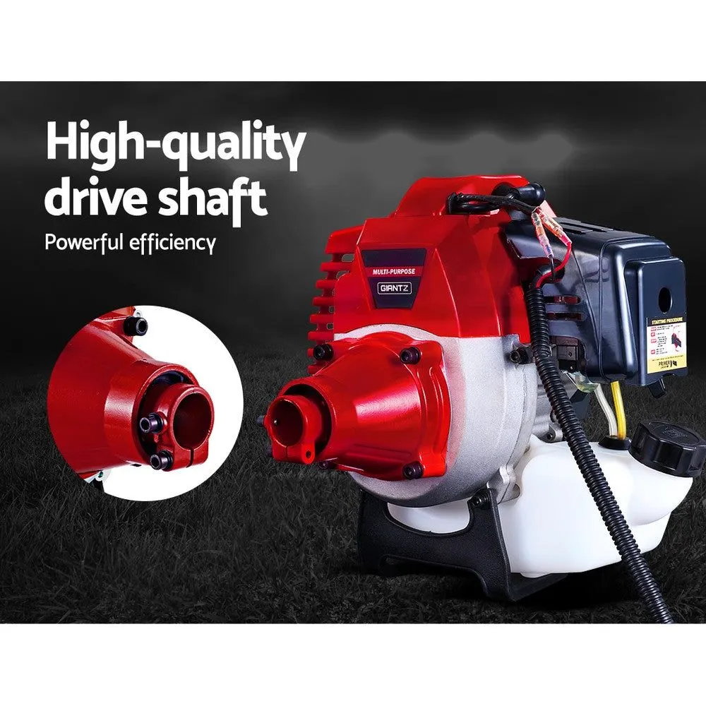 62CC Pole Chainsaw Petrol 7 In 1 Brush Cutter Whipper Snipper Multi Tools