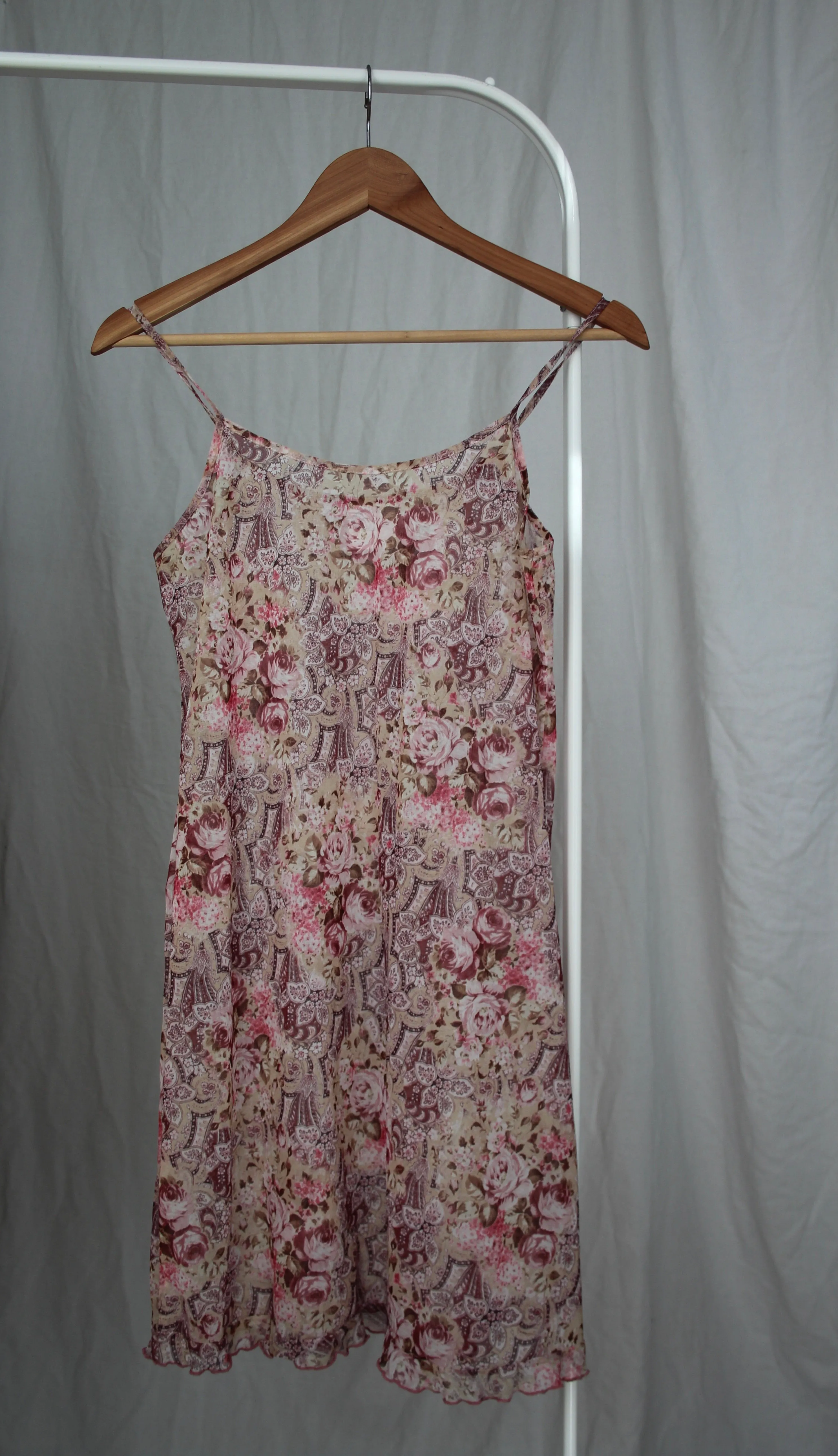 90s Floral Slip Dress - S