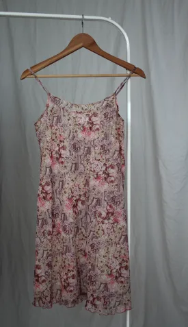 90s Floral Slip Dress - S