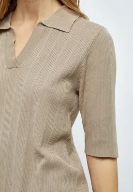 Anne Polo Pullover - Cobblestone