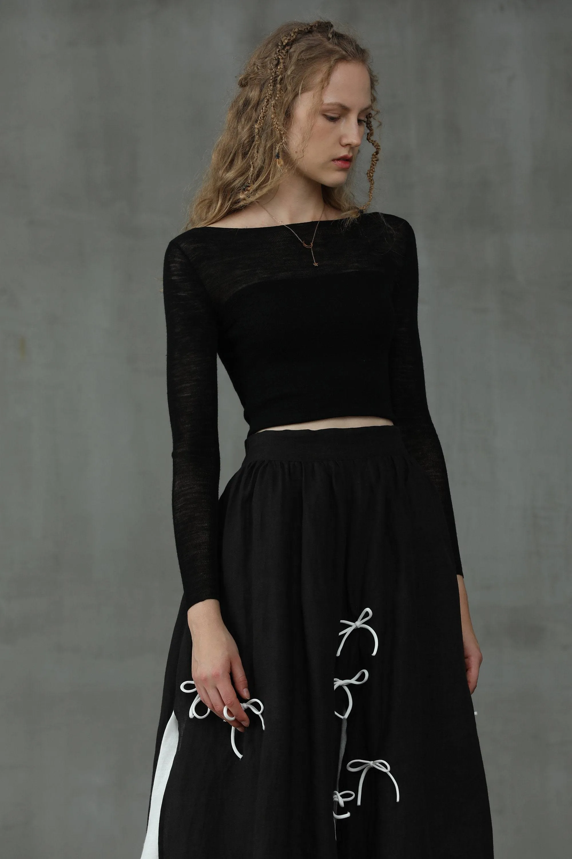 Black Star 17 | formal linen skirt