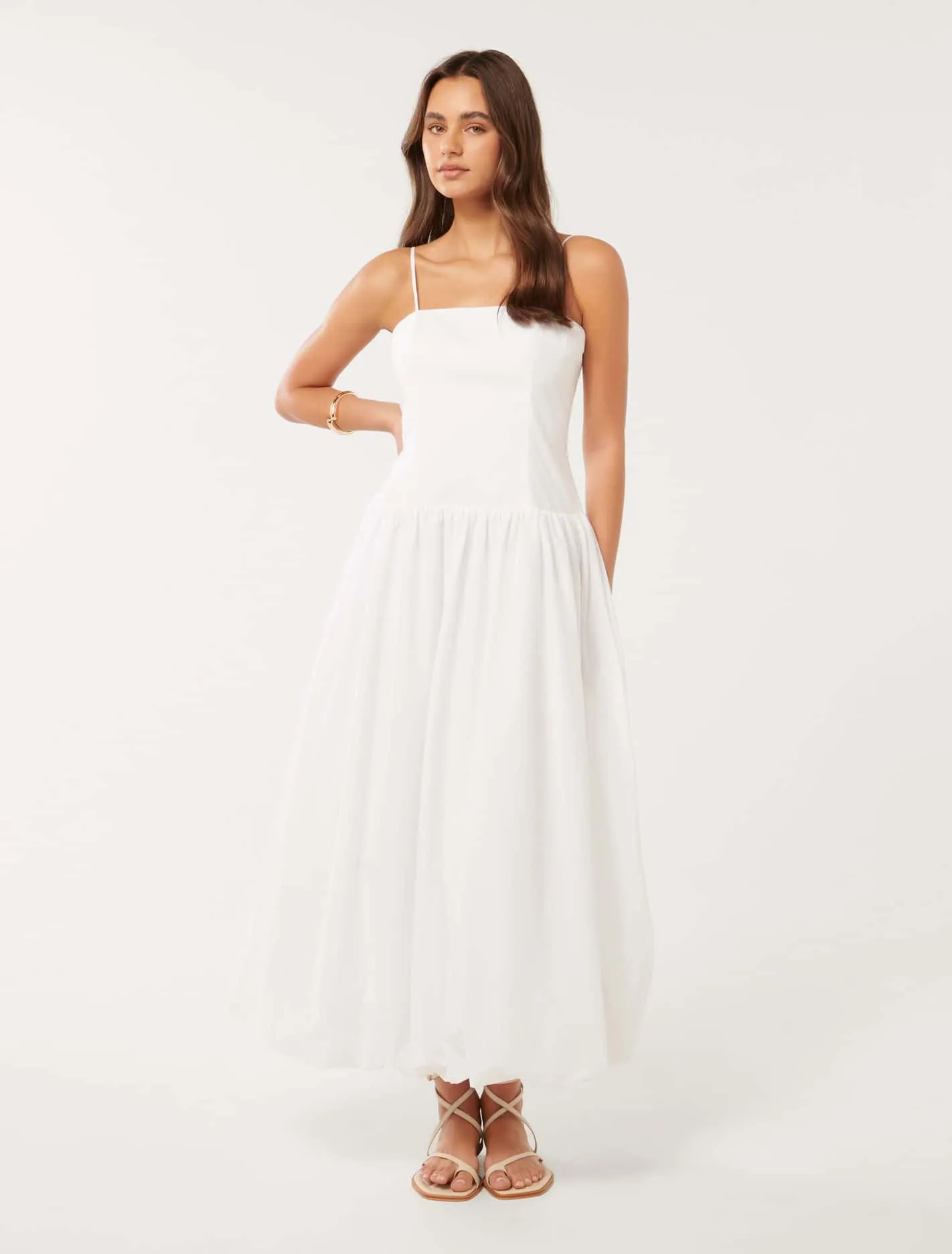 Camila Hem Midi Dress