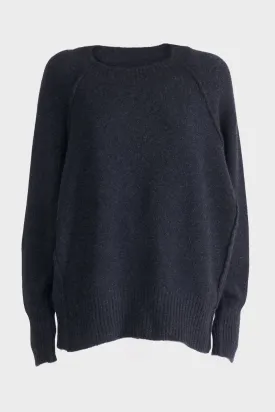 Cashmere and Silk Stretch Crewneck Jumper