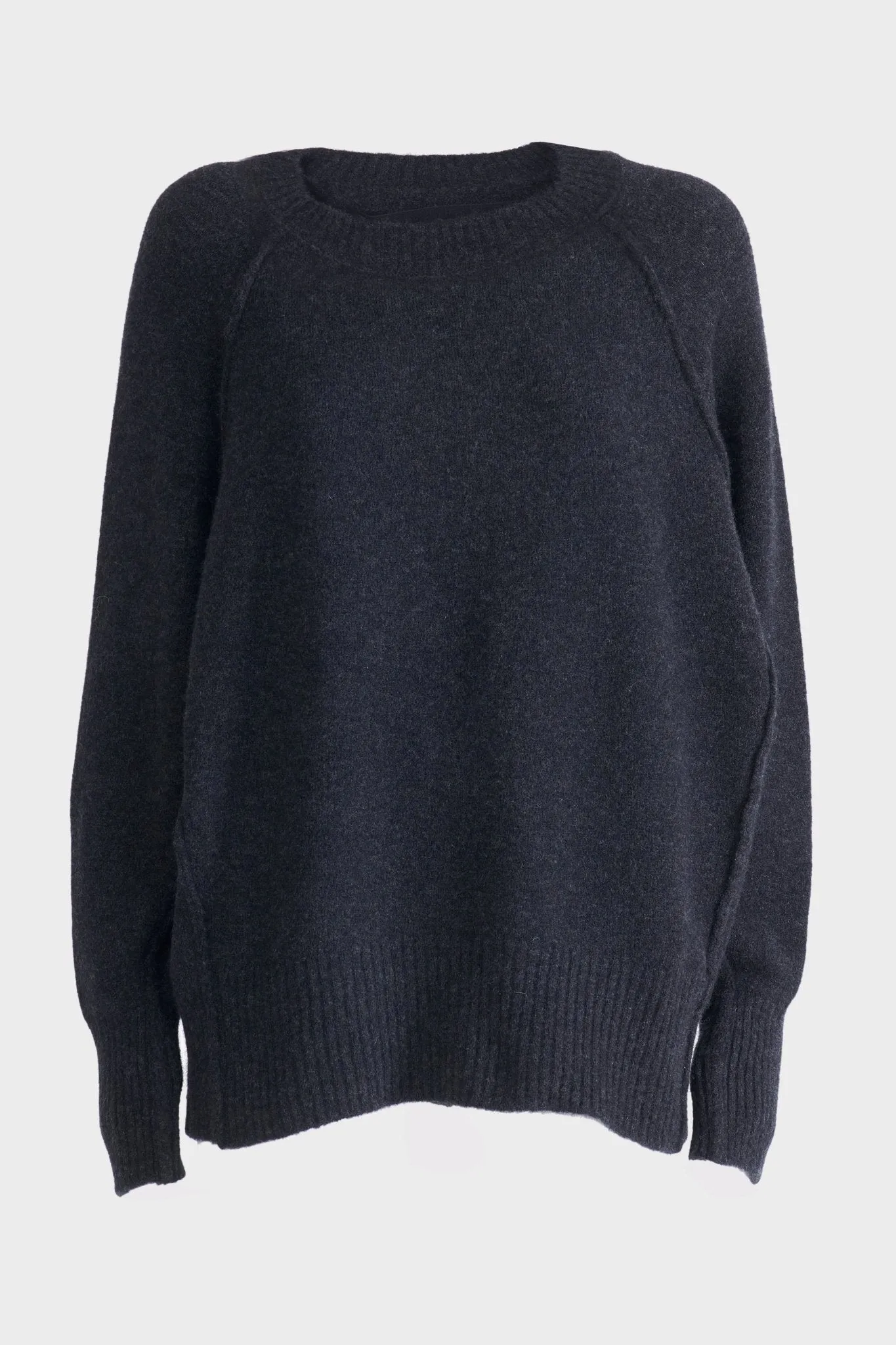 Cashmere and Silk Stretch Crewneck Jumper