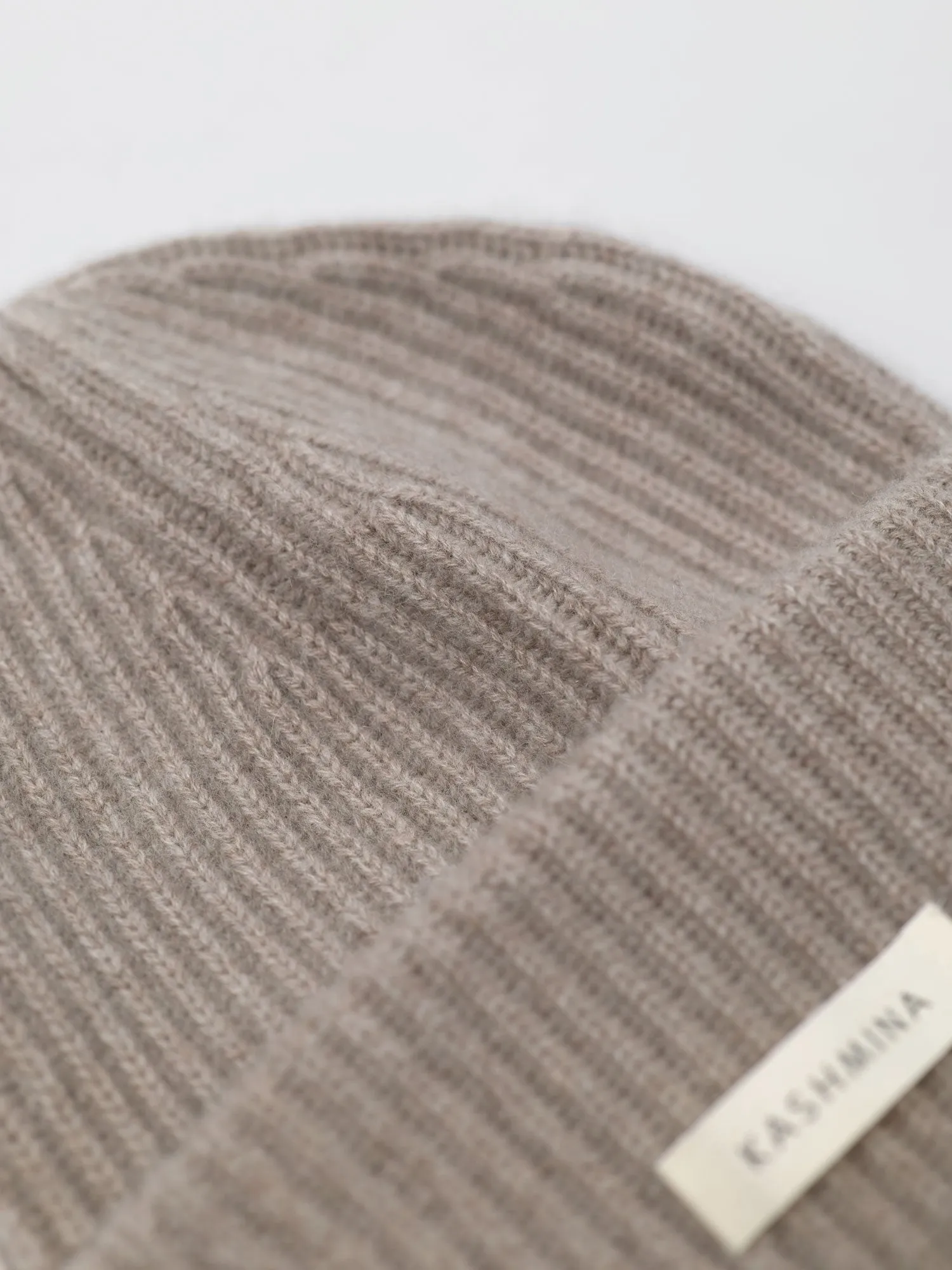 Cashmere beanie "Odny" - Toast