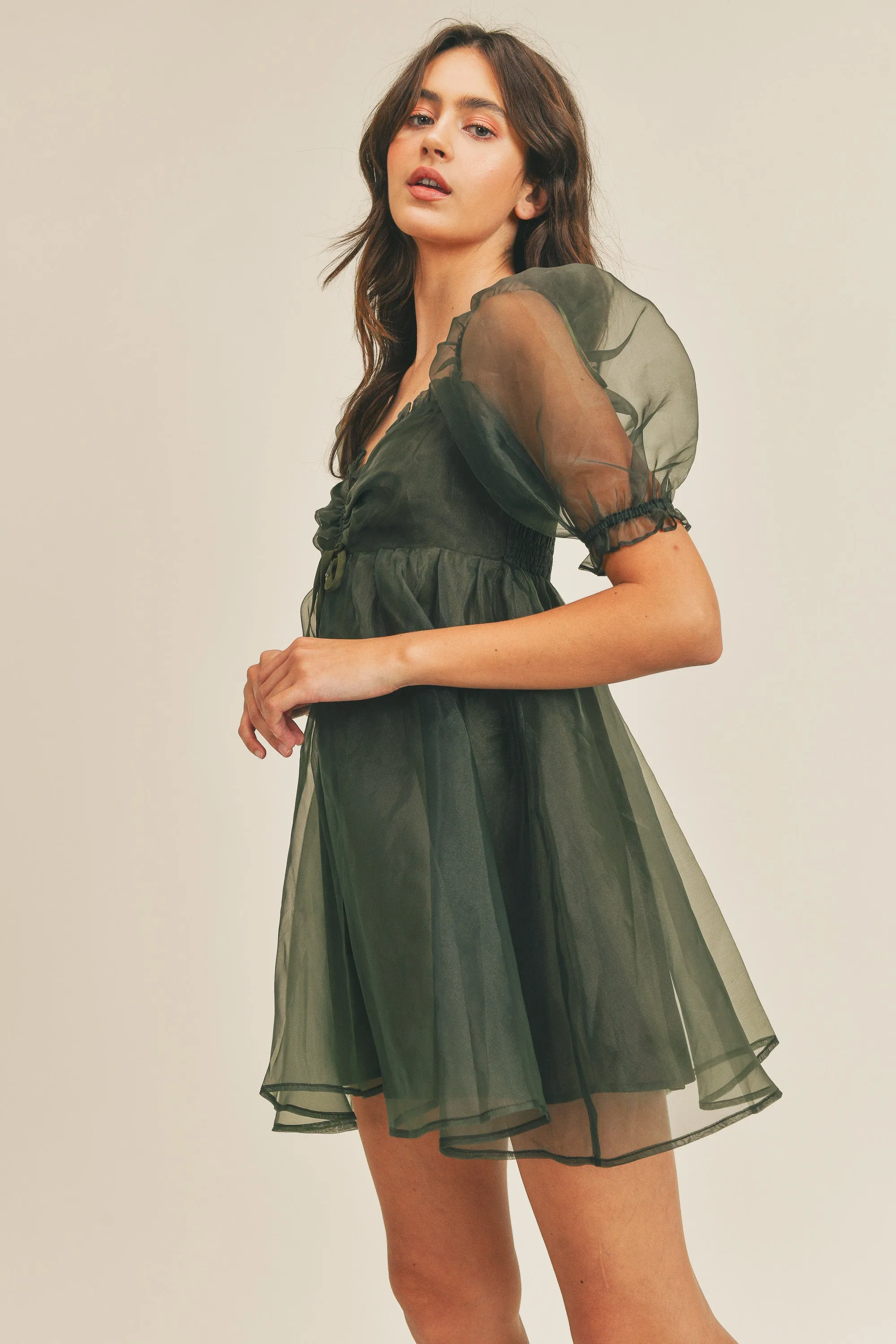 CLARA BABYDOLL MINI DRESS