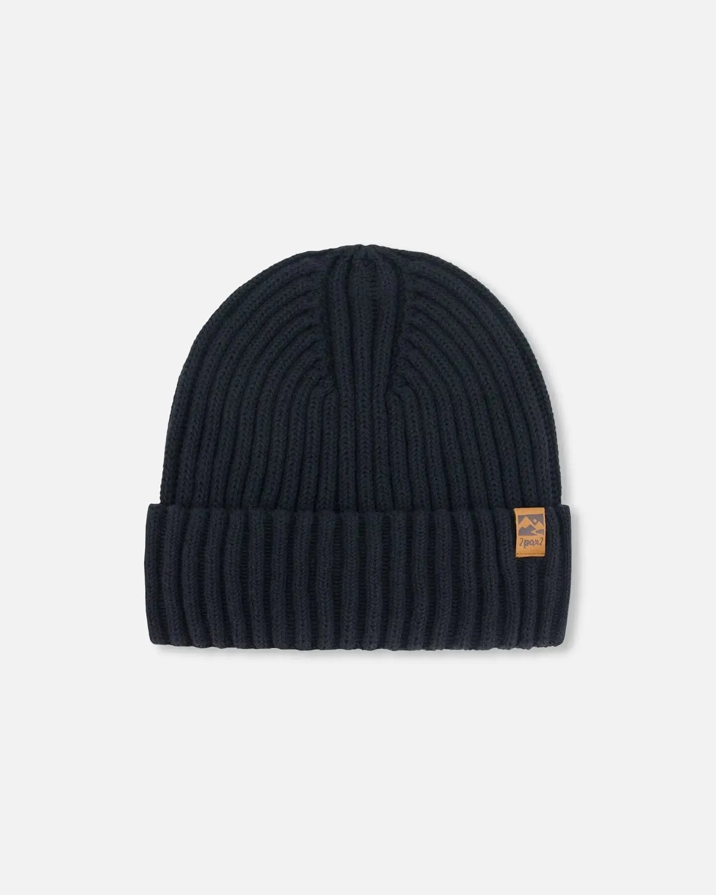 Cuffed Knit Hat Black