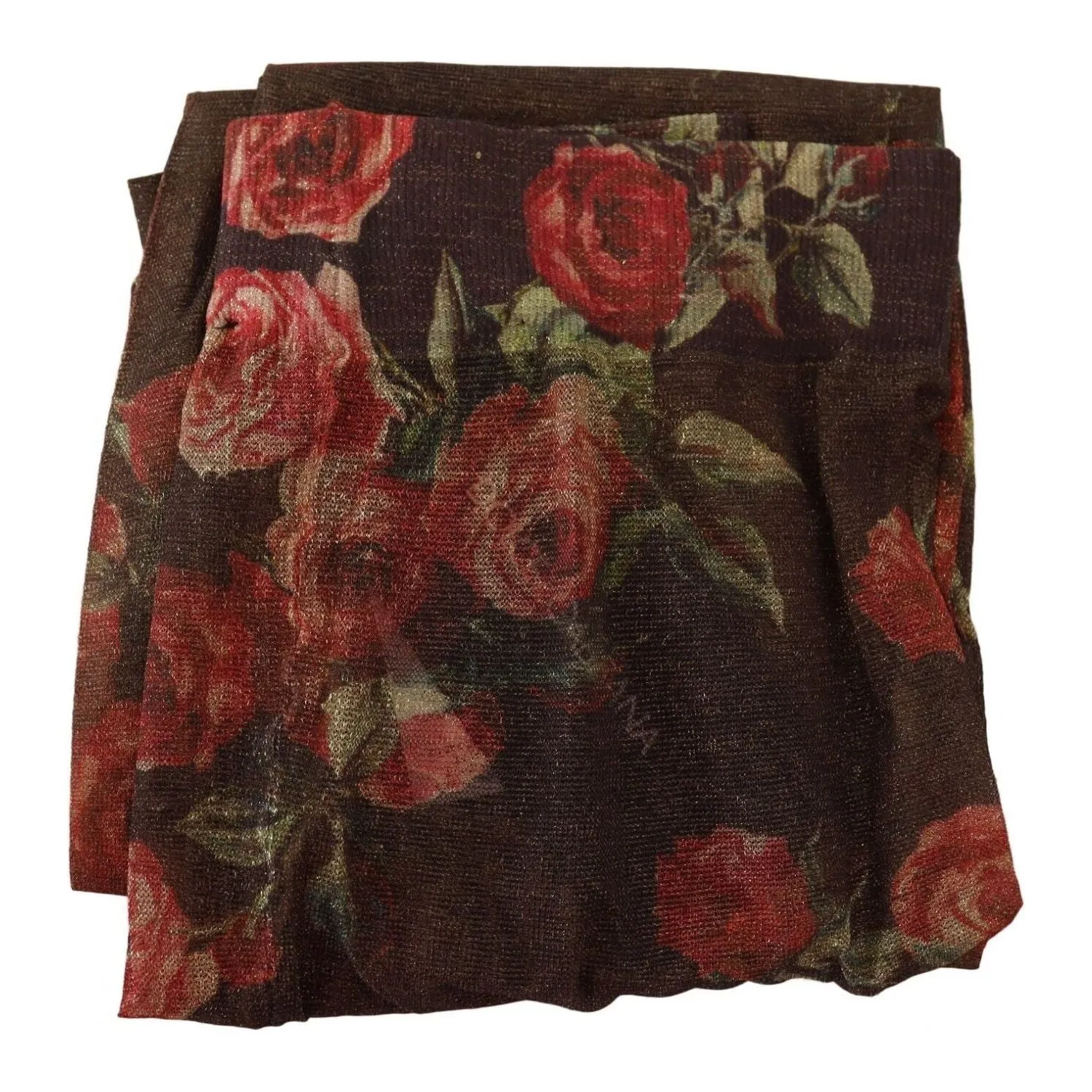 Dolce & Gabbana Floral Print Nylon Tights