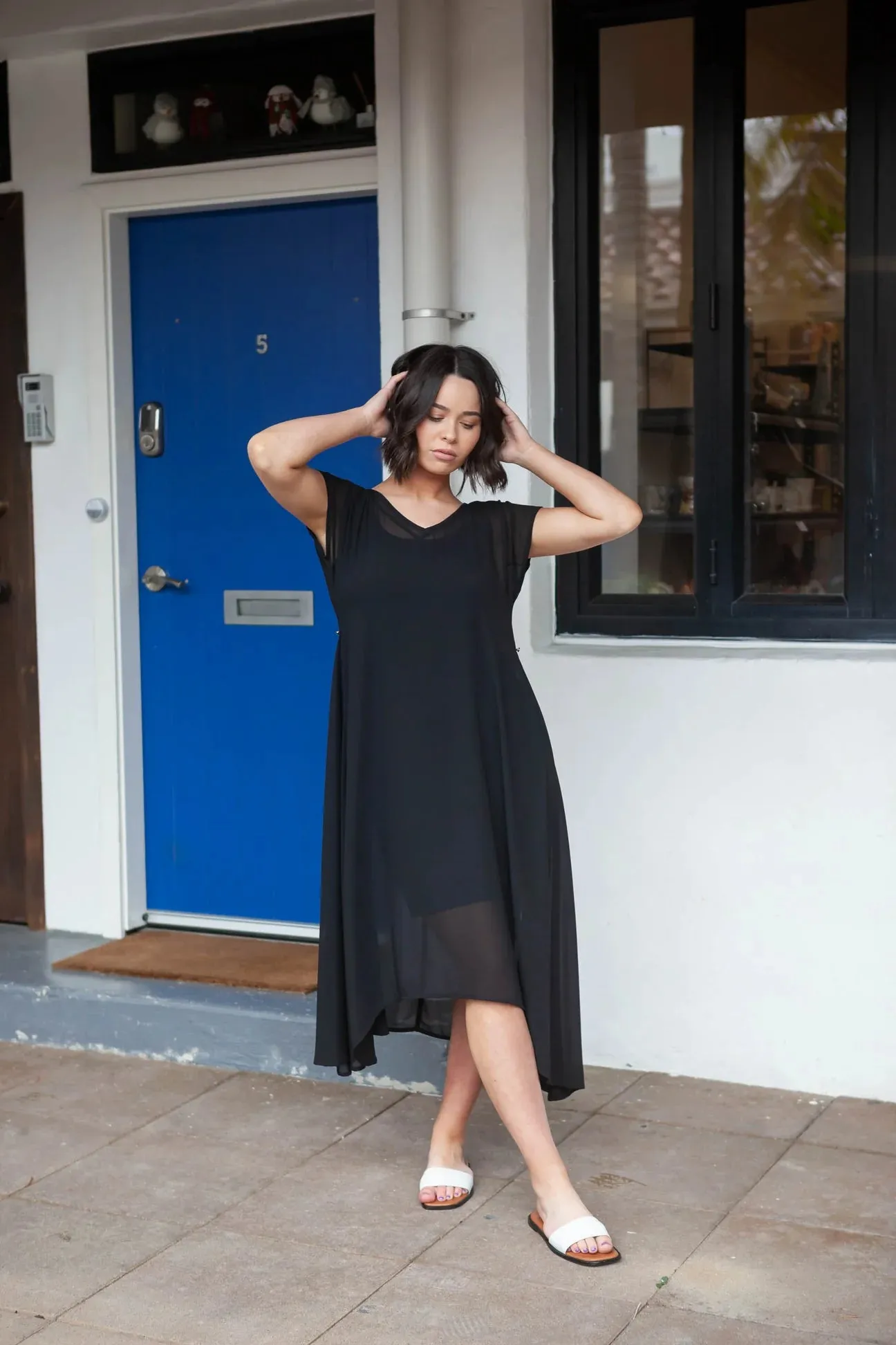 DREAMLINER DRESS -Black