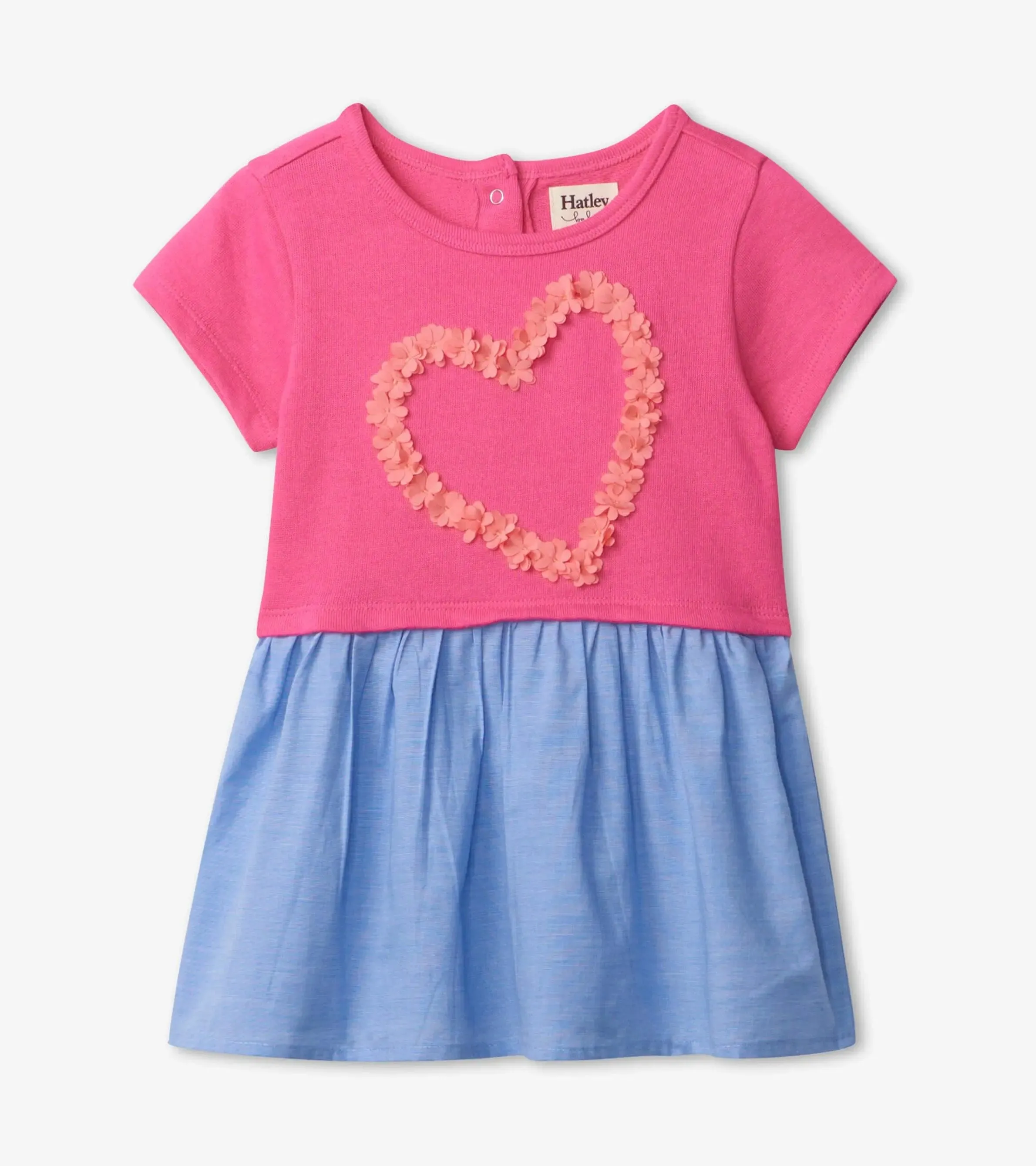 Flower Heart Baby Layered Dress | Hatley