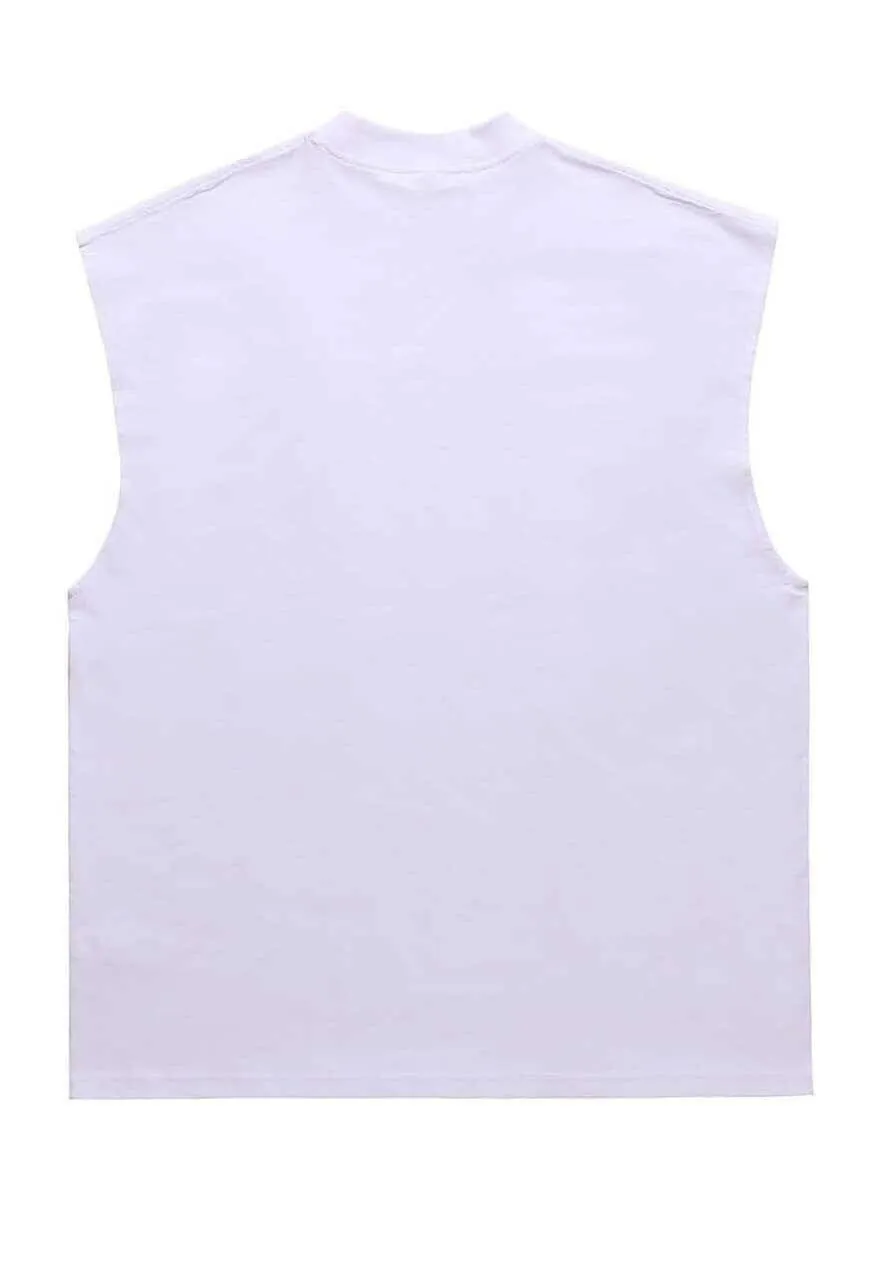 Foot fetish sleeveless t-shirt retro tank top surfer vest