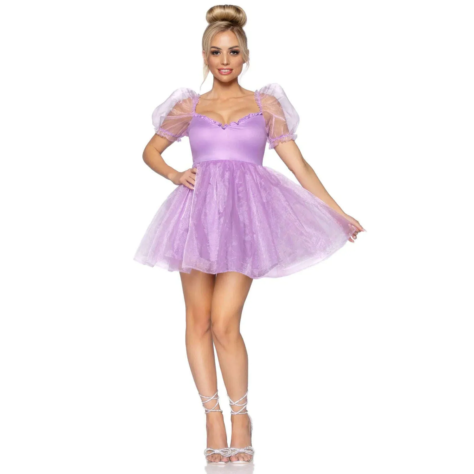 Frosted Organza Babydoll Adult Women's Dress