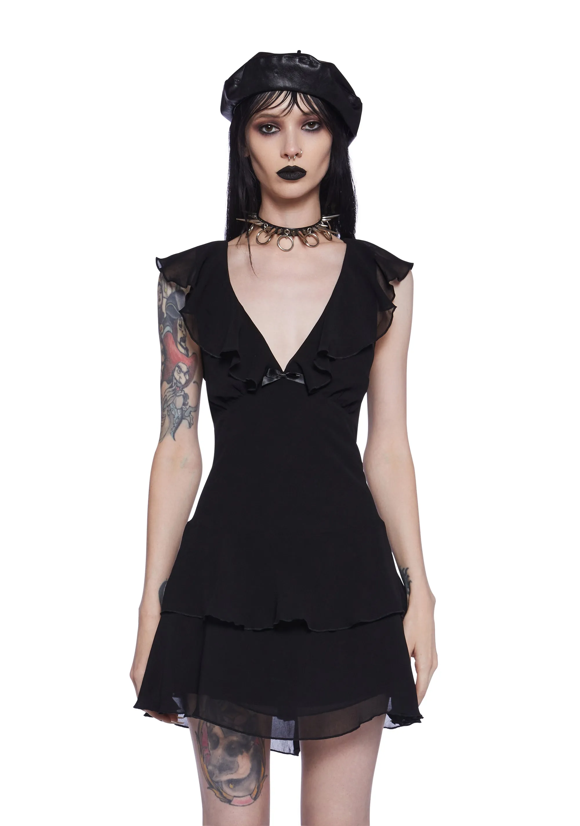 Graveyard Stroll Babydoll Dress