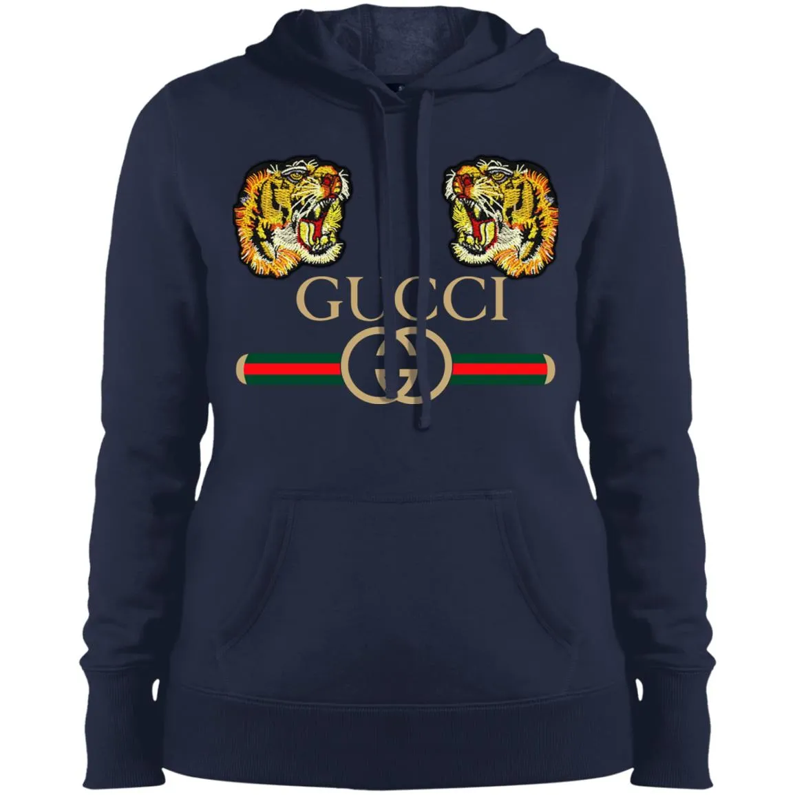 Gucci Tiger Love T-shirt Women Hooded Sweatshirt