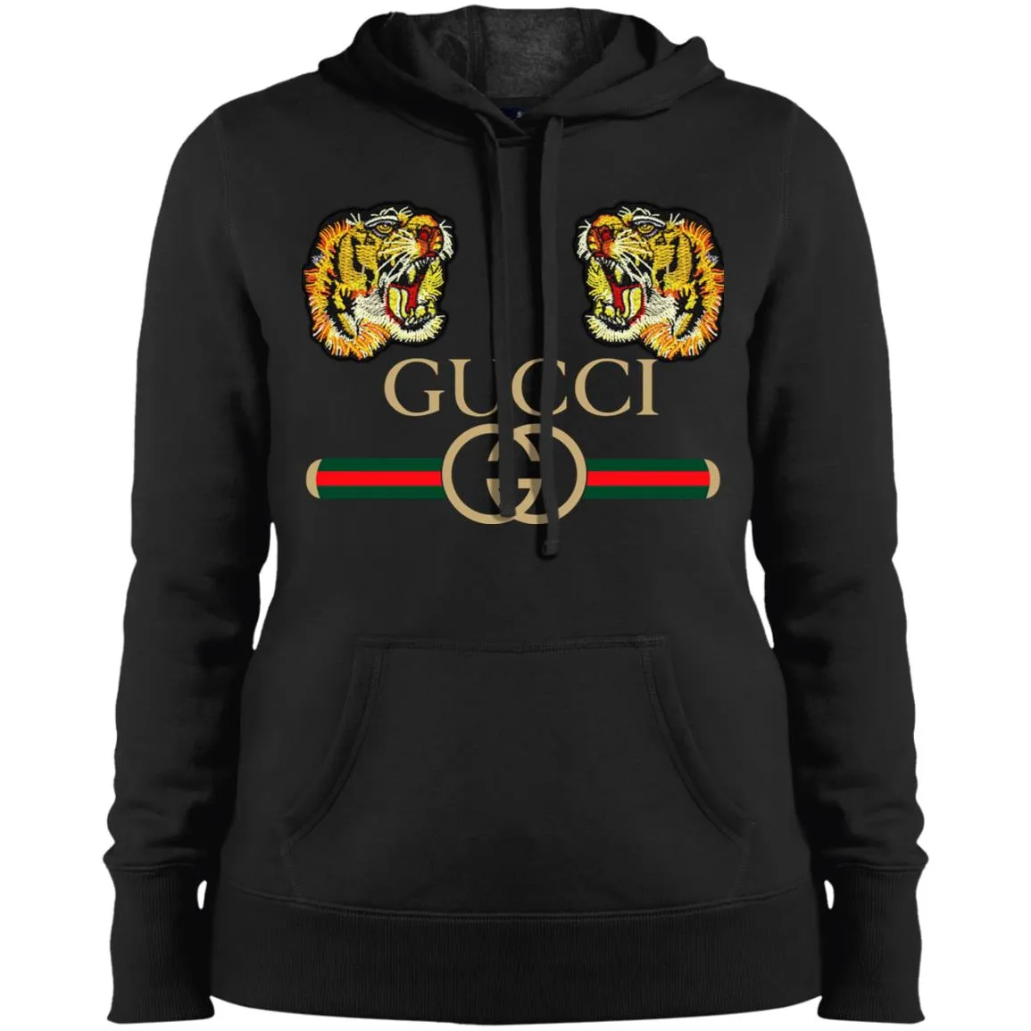 Gucci Tiger Love T-shirt Women Hooded Sweatshirt