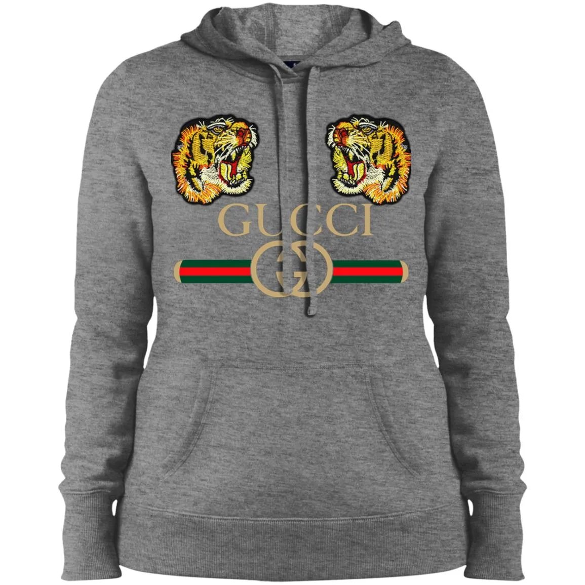 Gucci Tiger Love T-shirt Women Hooded Sweatshirt