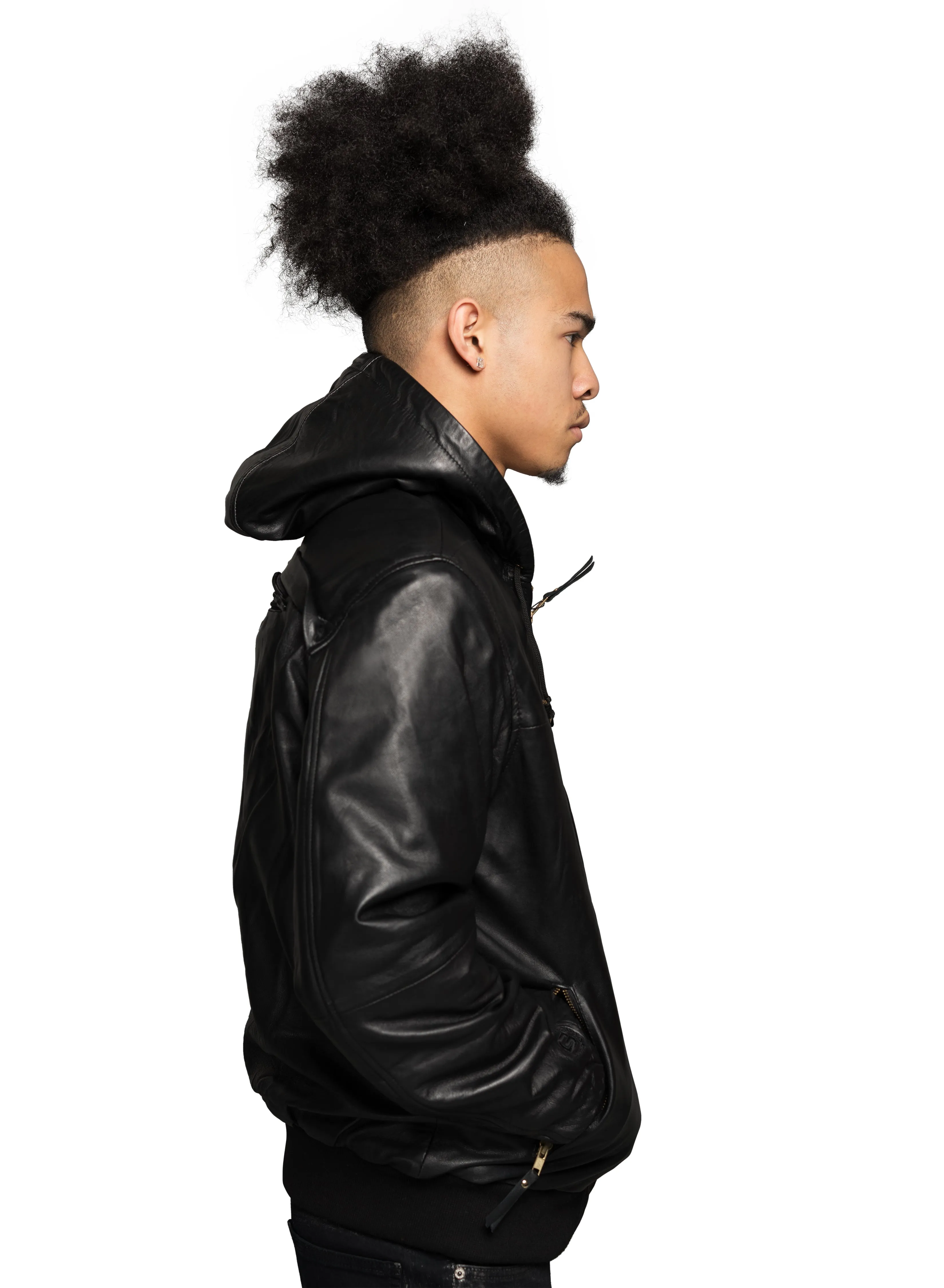 Gully Klassics Sherpa Lined Lambskin Leather Jacket