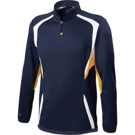 Holloway Men's Navy/Light Gold/White Transform Pullover