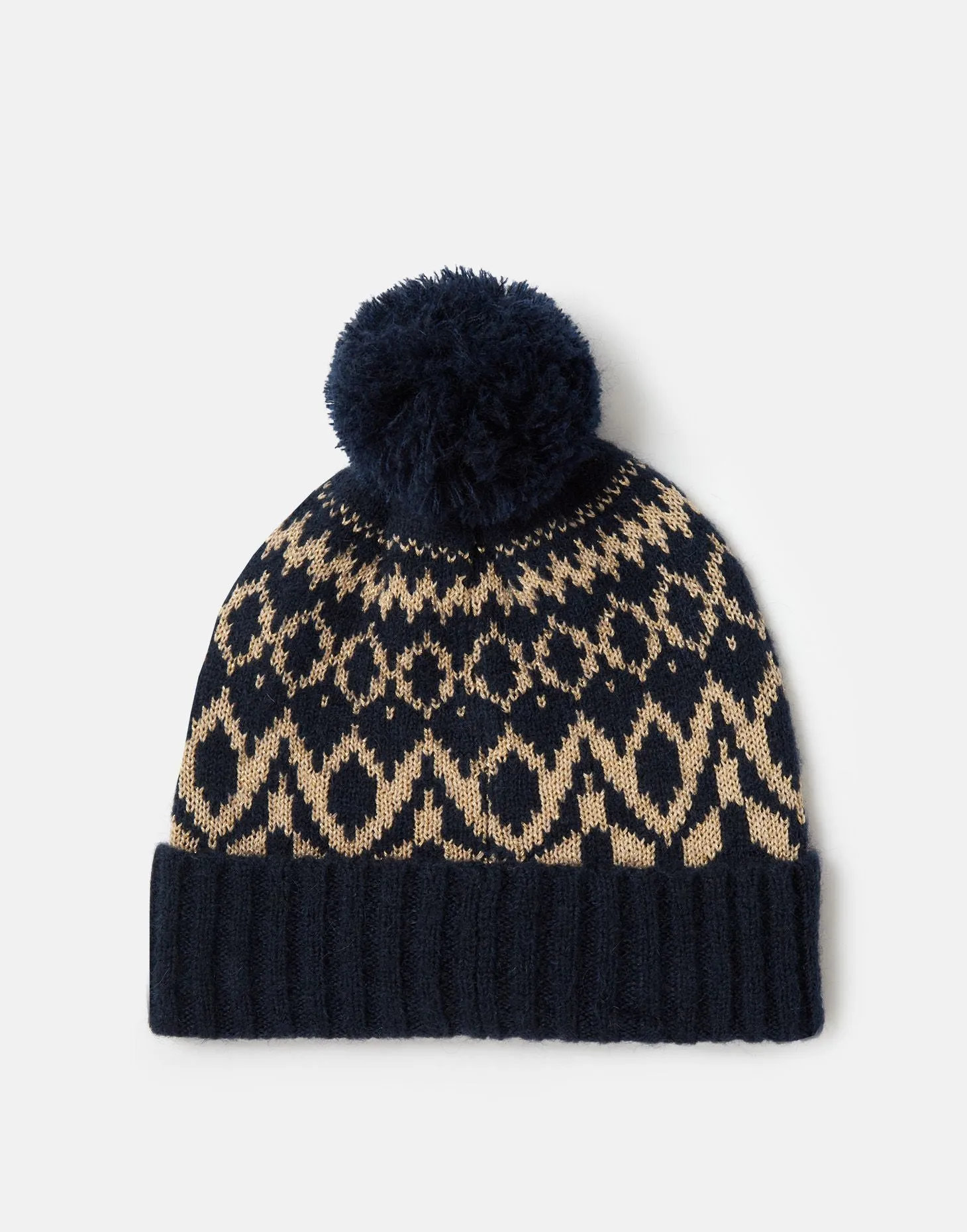 Joules | Shetland Fair Isle Hat | Women's | French Navy