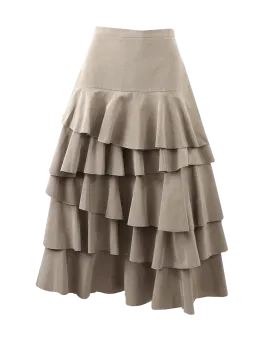 Layered Ruffle Skirt