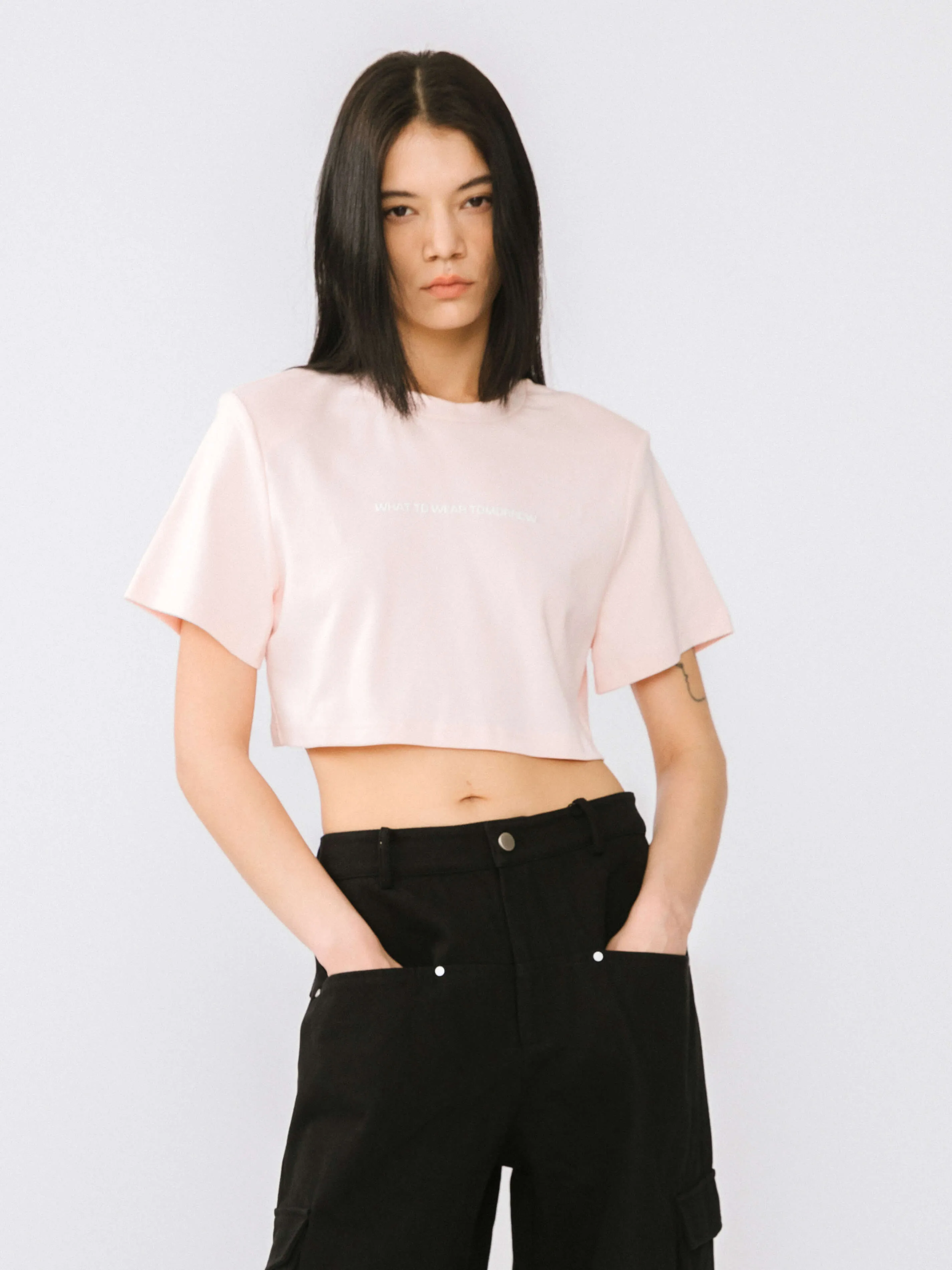 Loose Fit Cropped T-Shirt