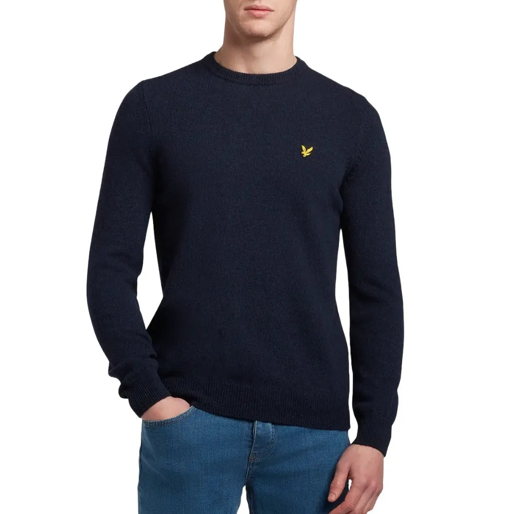 Lyle & Scott Men's Sweater Long Sleeve Crewneck Tubular Trim Cut Sweatshirt