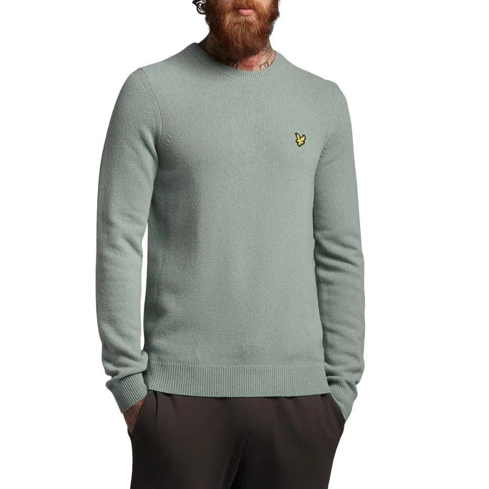 Lyle & Scott Men's Sweater Long Sleeve Crewneck Tubular Trim Cut Sweatshirt