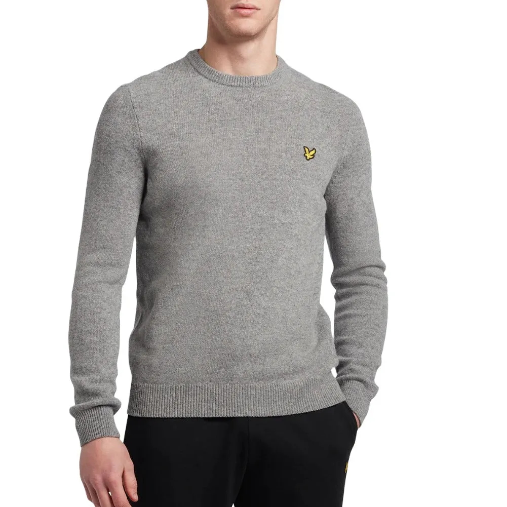 Lyle & Scott Men's Sweater Long Sleeve Crewneck Tubular Trim Cut Sweatshirt