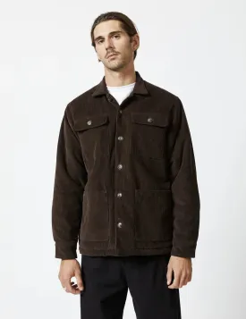 Mr Simple - Stockyard Sherpa Jacket Cocoa