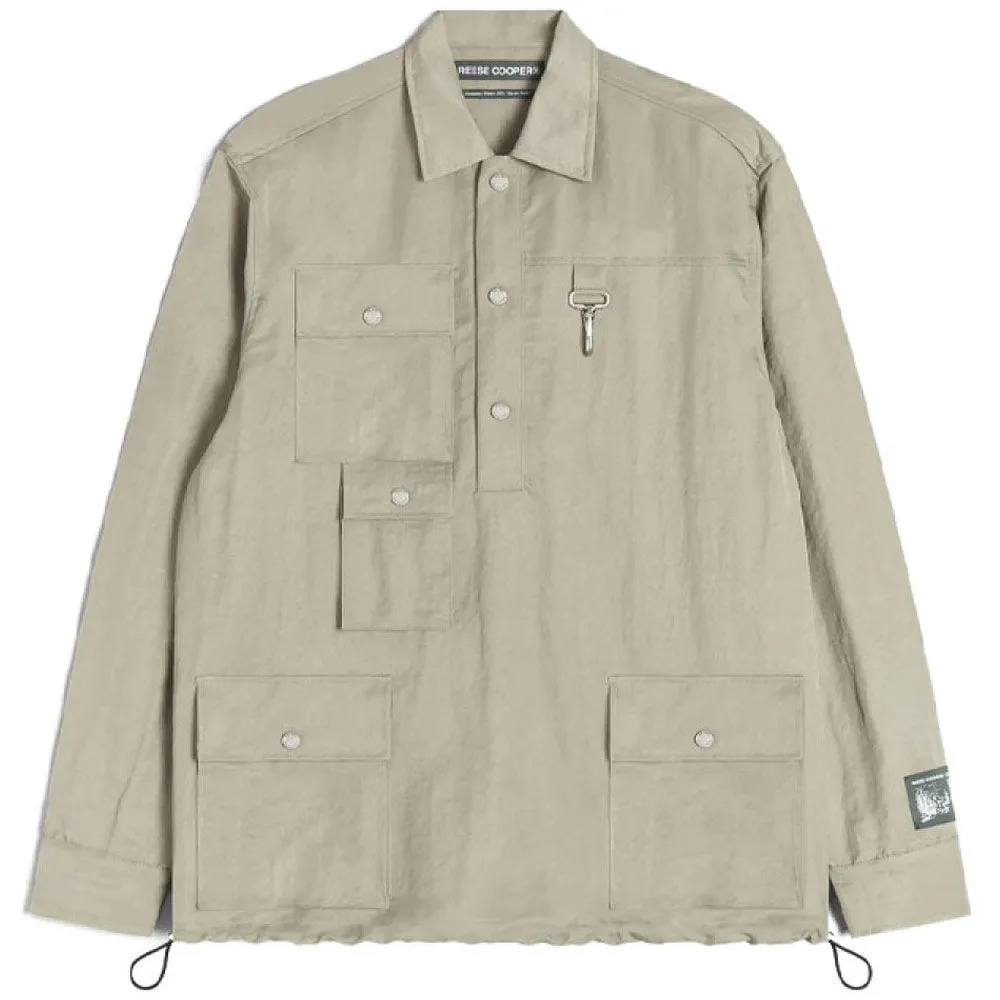 Nylon Cargo Pullover Shirt 'Stone'