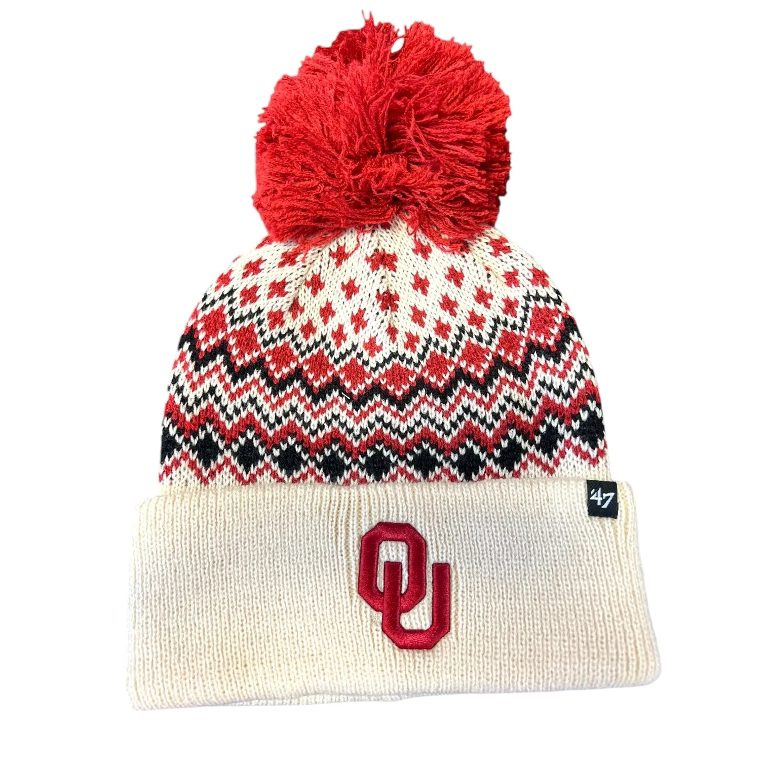 OU Pom Knit Hat