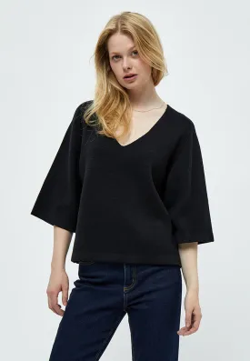 PCRosalia Knit Pullover - Black