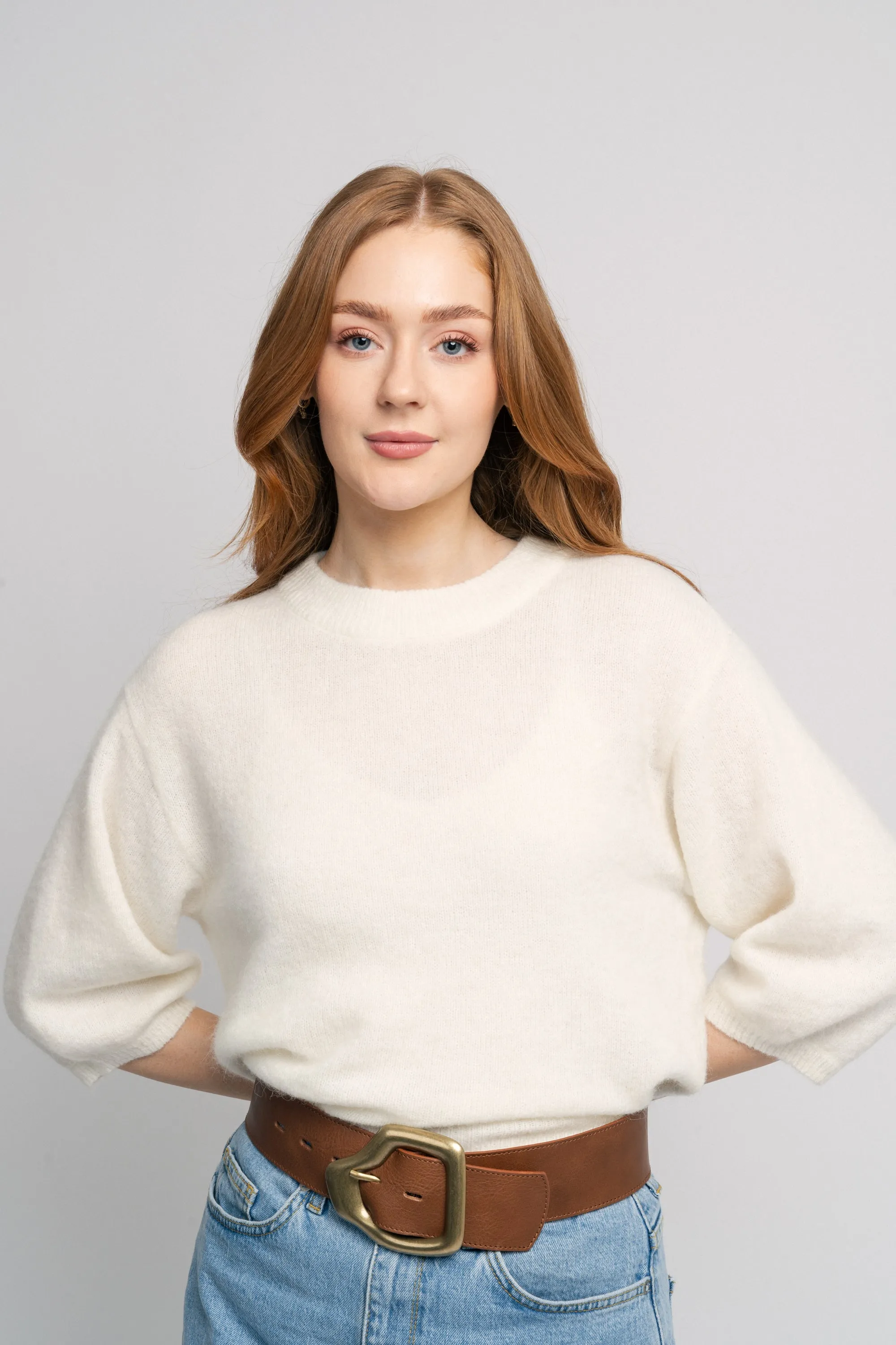 Petrinelle Hope 2/4 Pullover - Egret