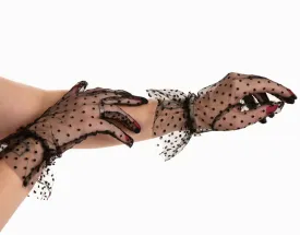 Polka Dot "Tulle" Gloves