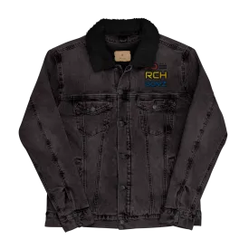 Porchboyz Multi Colored Unisex denim sherpa jacket