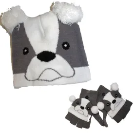 Puppy Dog Kid’s Hat & Gloves Set