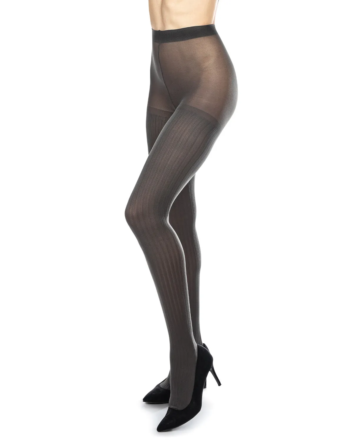 Simple Rib/Solid 2pr CT tights