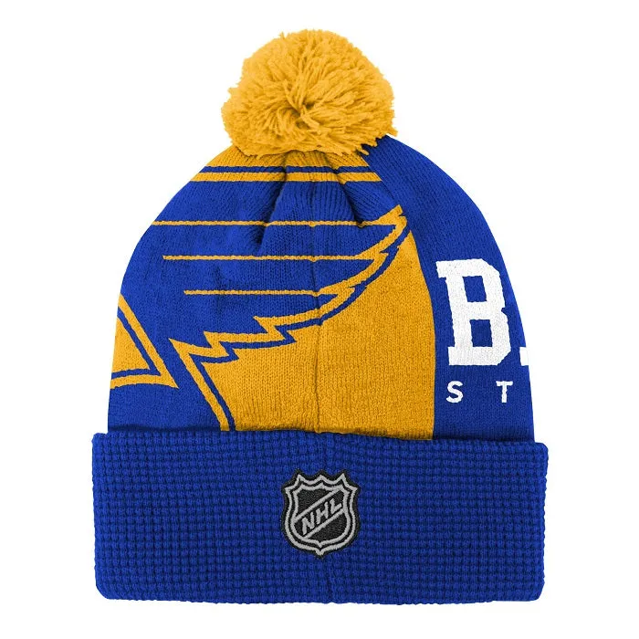 ST. LOUIS BLUES YOUTH IMPACT POM KNIT BEANIE - MULTI