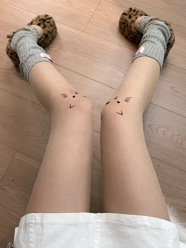 Stars tattoo tights