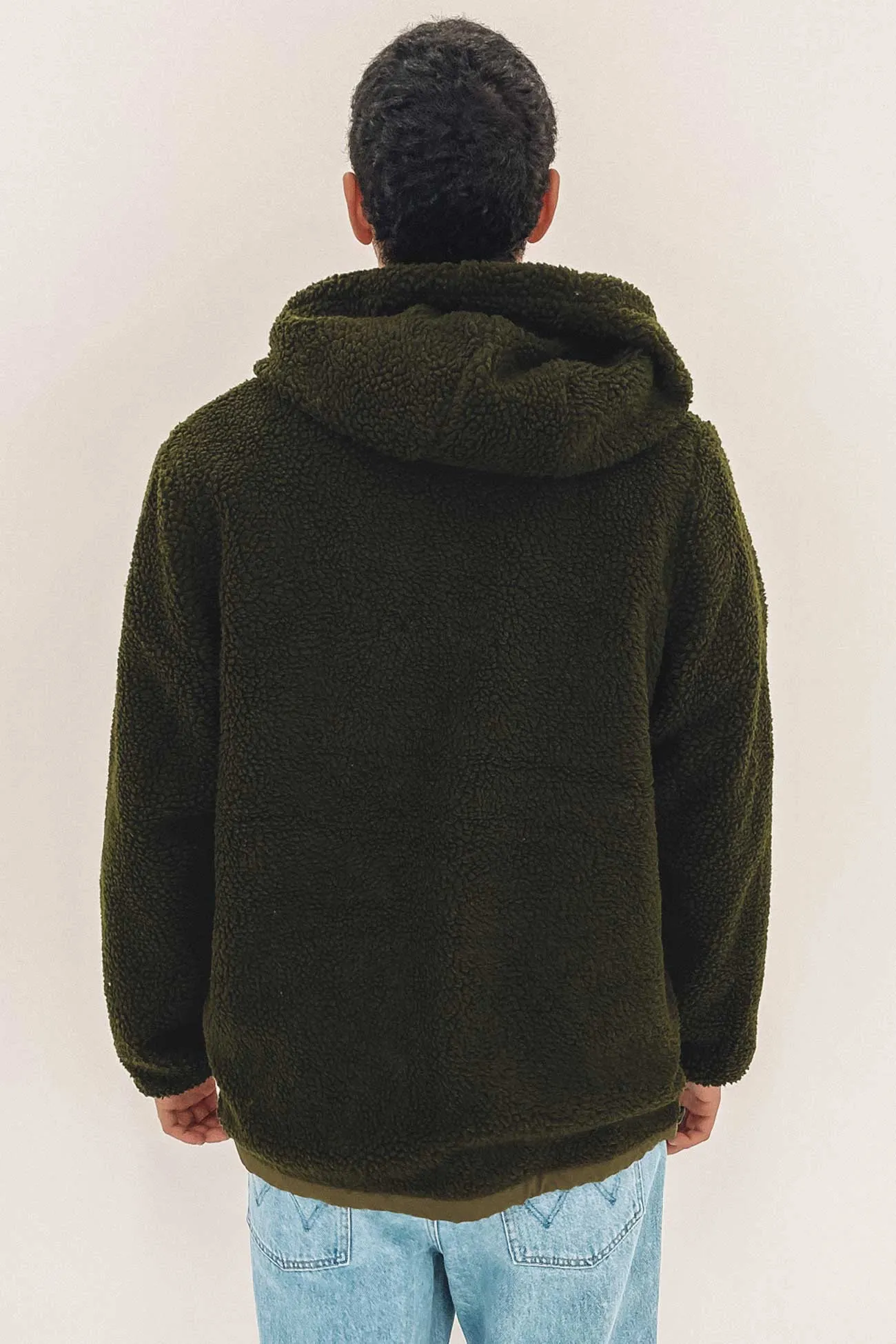 Stock Sherpa Reversible Jacket Flight Green Black