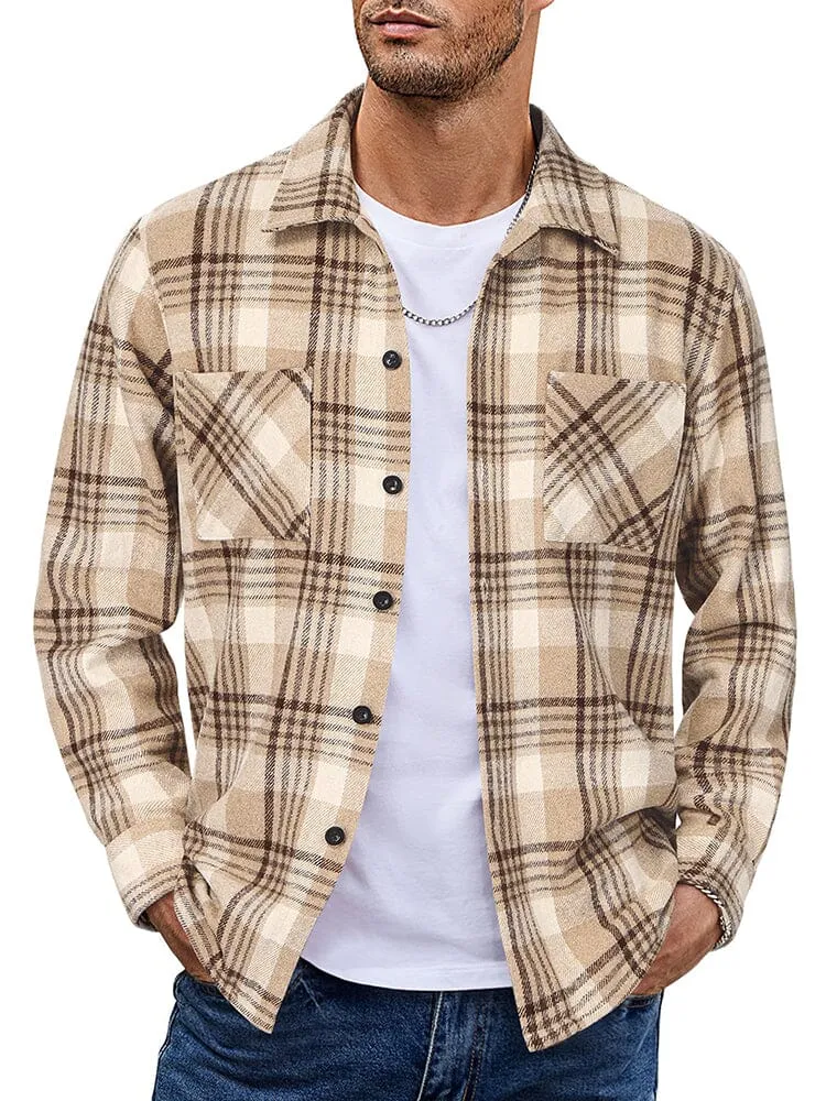 Stylish Comfy Flannel Plaid Shirt (US Only)