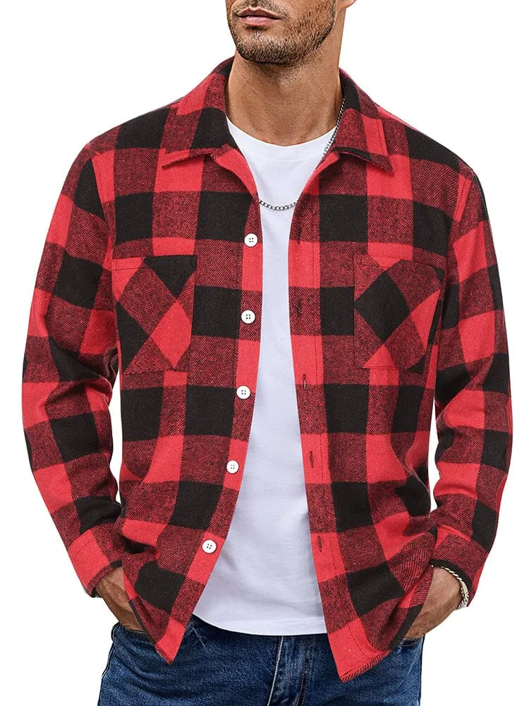 Stylish Comfy Flannel Plaid Shirt (US Only)