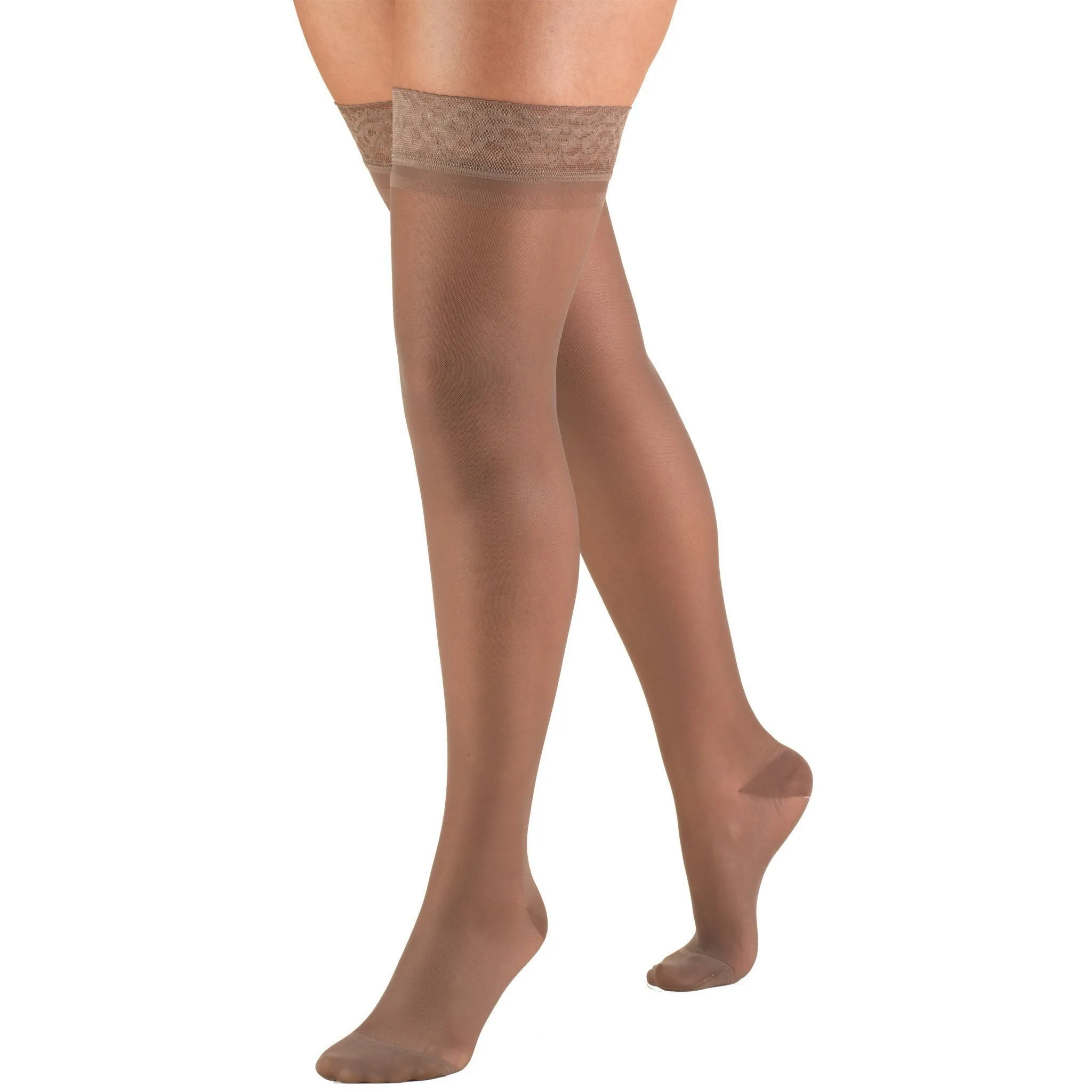 TRUFORM® Lites Women's Thigh High 15-20 mmHg