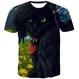 tshirt kitten shirt tee cat pet men art costume Cool