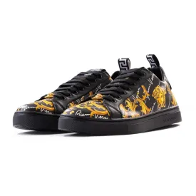 VERSACE Court 88 Sneakers - BLKYEL