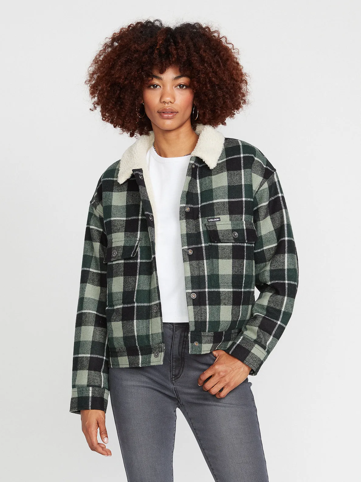 Volcom Weaton Jacket-Dark Pine