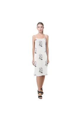 White Bellflower Alcestis Slip Dress (Model D05)