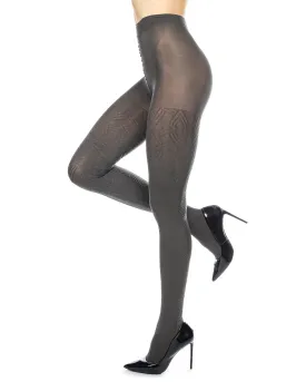 Women's 2 Pair Pack Point Flap and Solid Control Top Tights