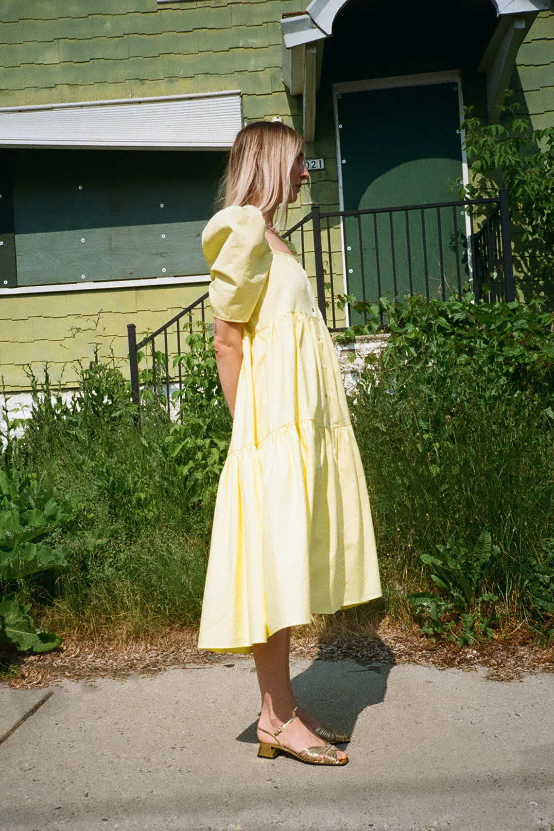 Yellow Melon Amara Dress